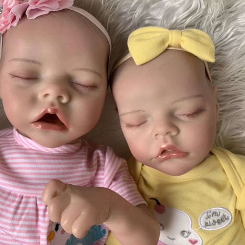 Bébé reborn jumelle Lina et Lana